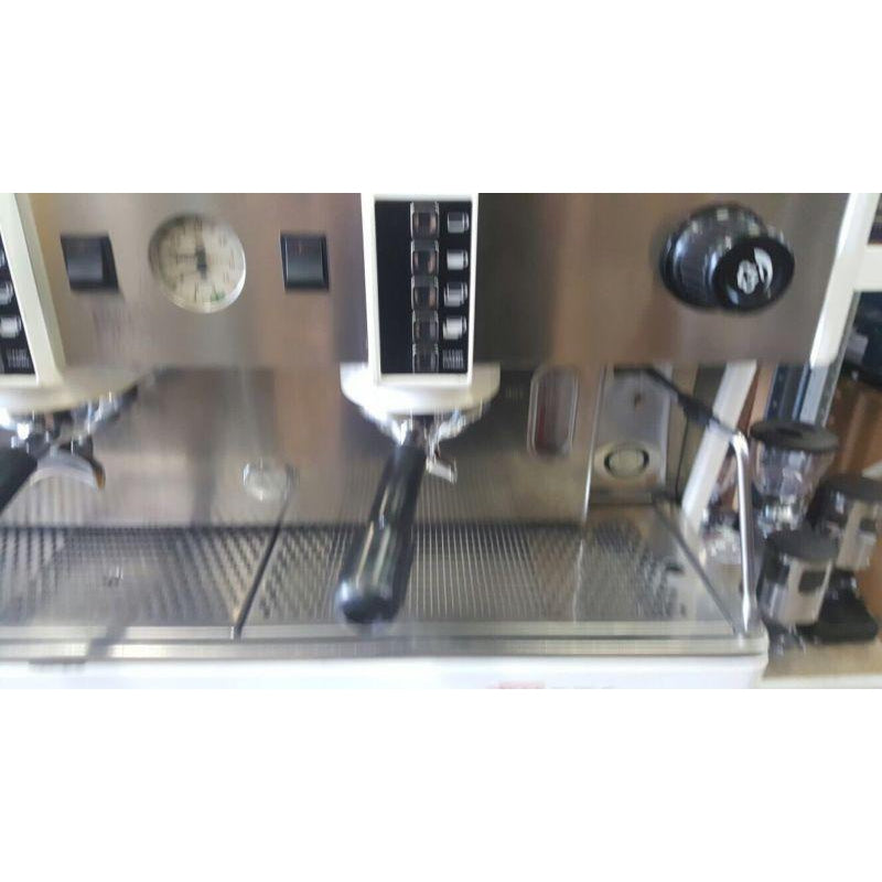 Cheap 3 Group Wega Atlas Commercial Coffee Machine In White