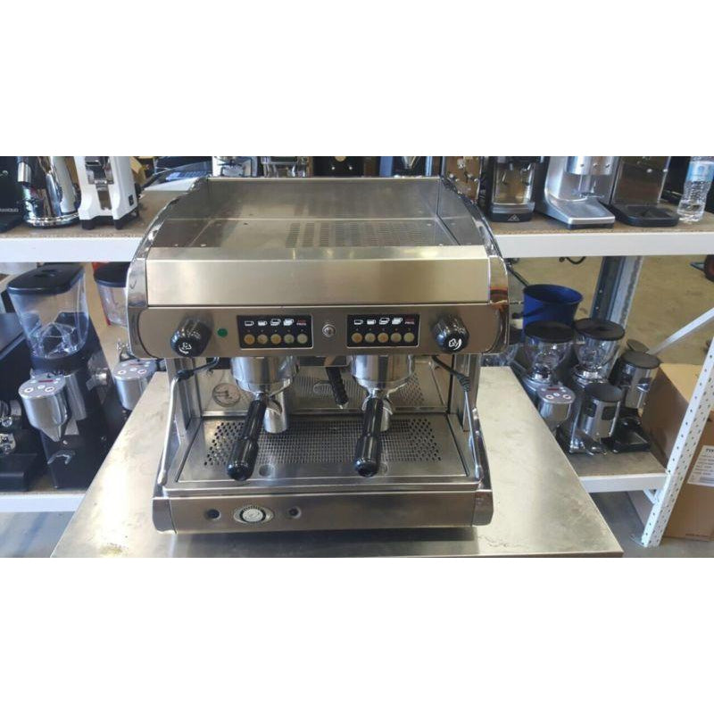 Wega 2 Group COMPACT 15 Amp Wega Polaris In chrome Commercial Coffee Machine