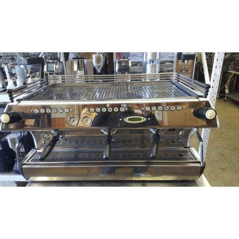 La Marzocco Cheap Used 3 Group La Marzocco FB80 Commercial Coffee Machine