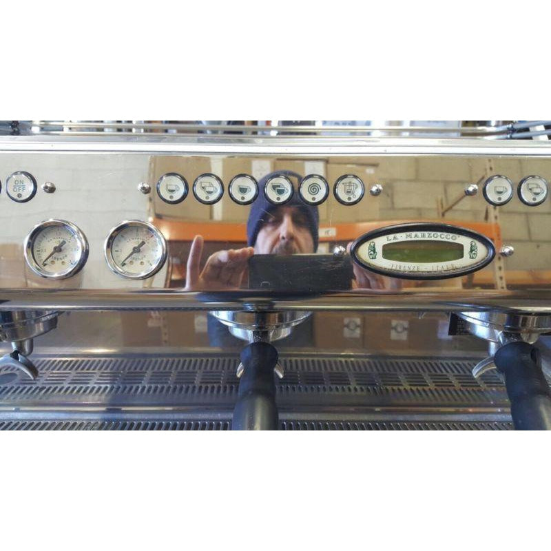 La Marzocco Cheap Used 3 Group La Marzocco FB80 Commercial Coffee Machine