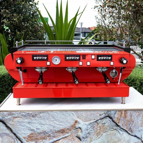 Hot Red La Marzocco Refurbished FB70 Commercial Coffee Machine