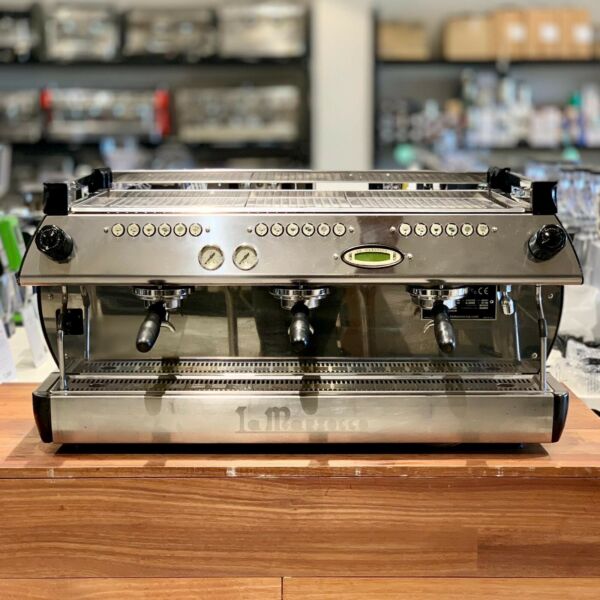 Immaculate 3 Group La Marzocco GB5 Commercial Coffee Machine at DI New Zealand Di Pacci