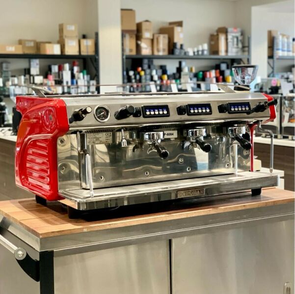 As New 3 Group Expobar Ruggero High Cup Commercial Coffee Machine