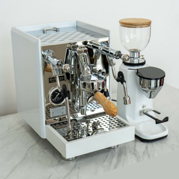Stunning Custom White E61 Coffee Machine Package & Dosserless Grinder
