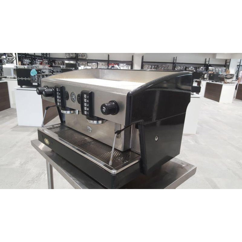 Black Cheap 2 Group Wega Atlas EVD Commercial Coffee Machine