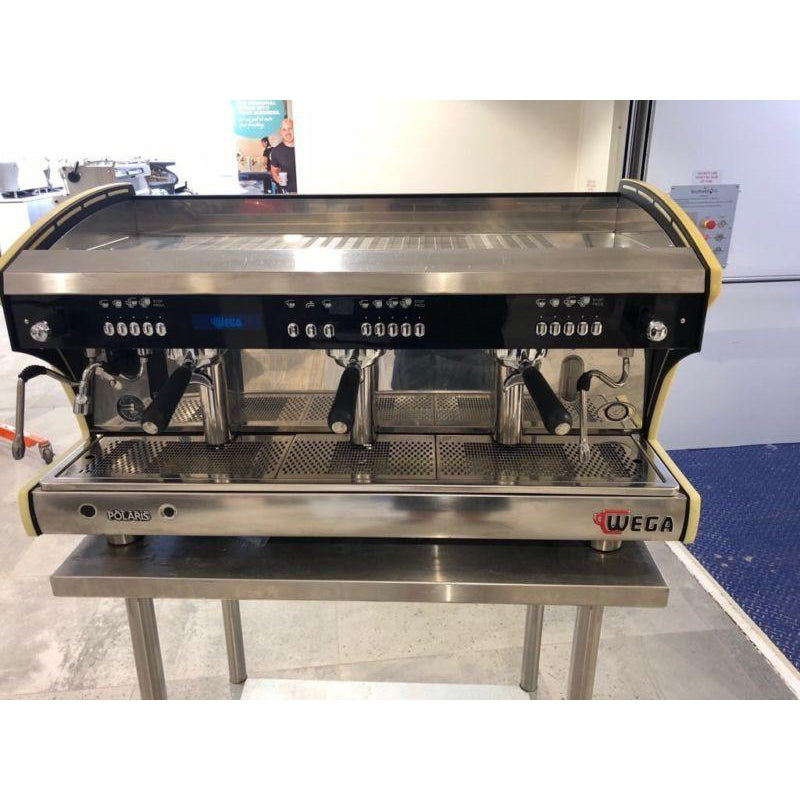 Pre-Owned Black 3 Group Wega Polaris Tron Commercial Coffee Machine