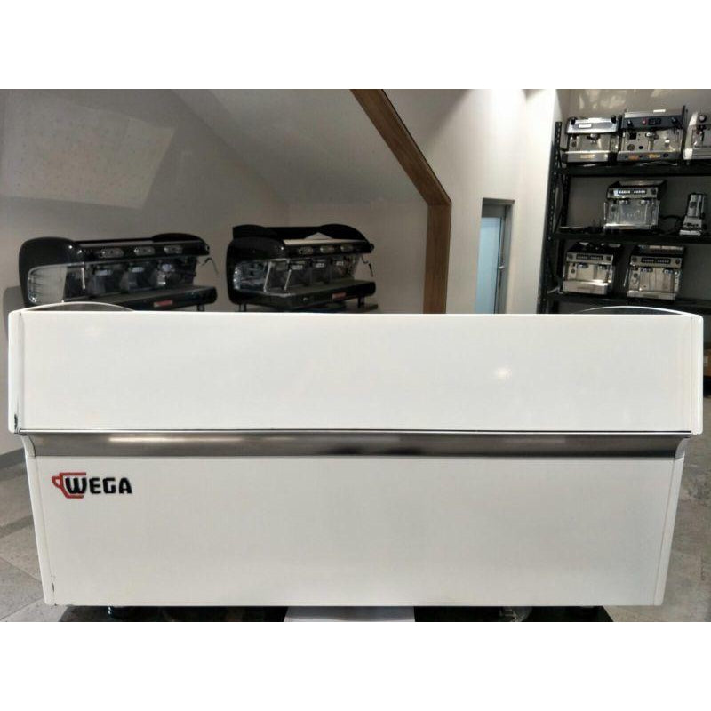 Awesome White Cheap 3 Group Wega Atlas Commercial Coffee Machine