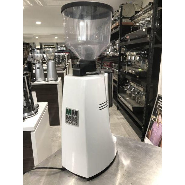 Cheap Mazzer Robur Automatic In White Commercial Coffee Grinder