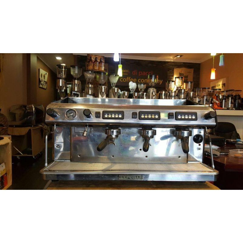 Expobar Cheap 3 Group high Cup Expobar Megcreme Commercial Coffee Machine