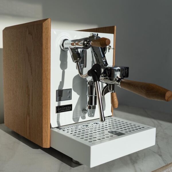 Brand New Bellezza Chiara / White / Specht Kit Coffee Machine