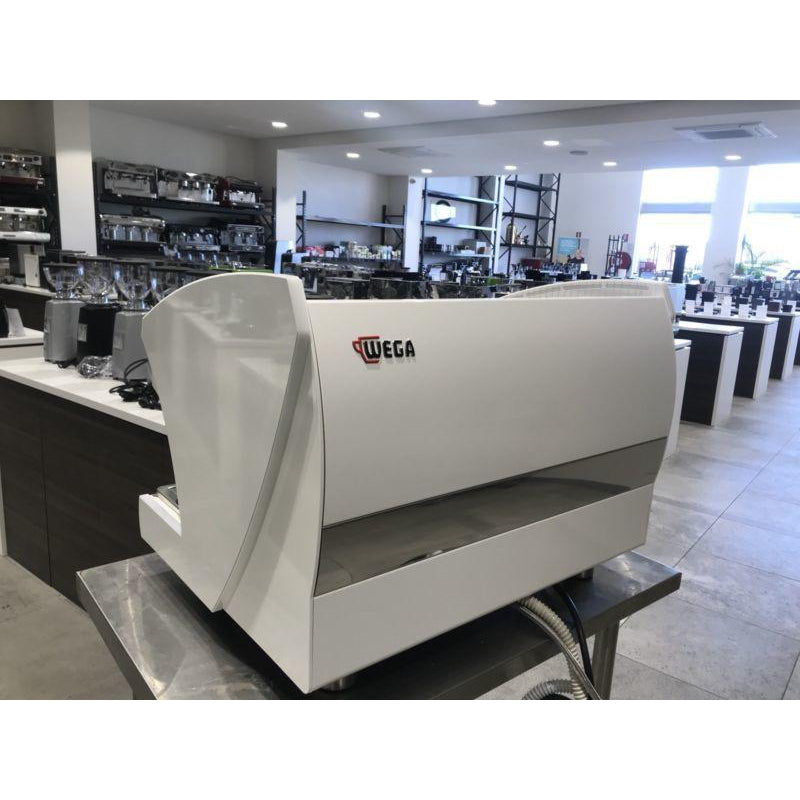 Brand New 2 Group Wega Polaris Tron Commercial Coffee Machine In White
