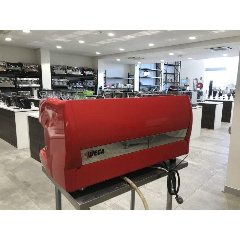 Cheap Red 3 Group Wega Polaris Commercial Coffee Machine