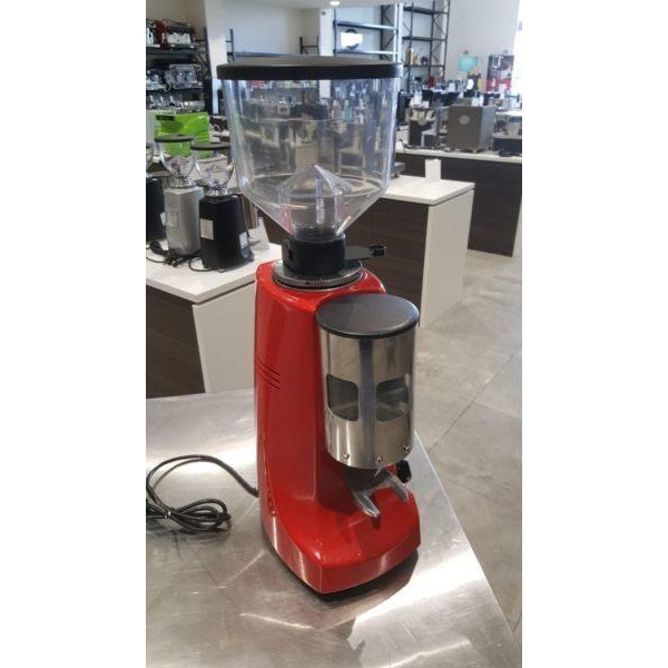 Serviced Custom RED Mazzer Robur Automatic Commercial Coffee Grinder