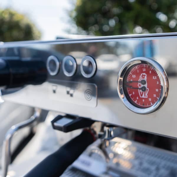 Brand New Display Custom La Marzocco KB90 In White Coffee Machine