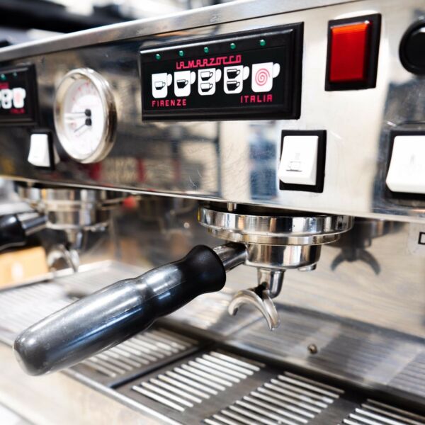 Late Model La Marzocco Linea AV High Cup Commercial Coffee Machine