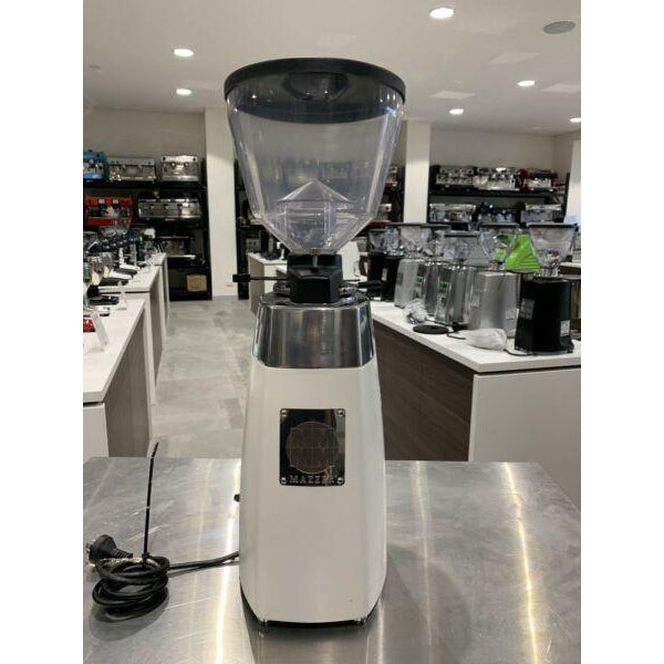 Pre-Owned White Mazzer Kony Electronic Coffee Bean Espresso Grinder