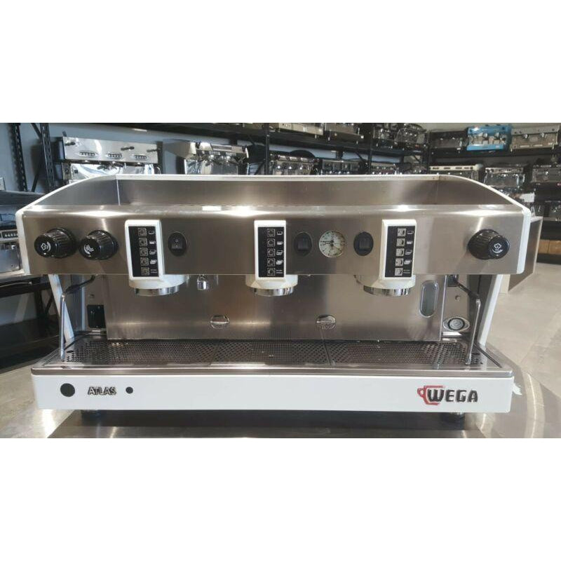 Immaculate 3 Group Wega Atlas Commercial Coffee Machine
