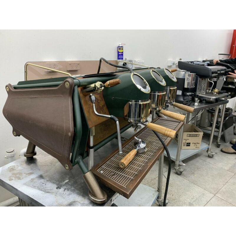 Custom 3 Group Sanremo Cafè Racer In Copper&Gold Coffee Machine