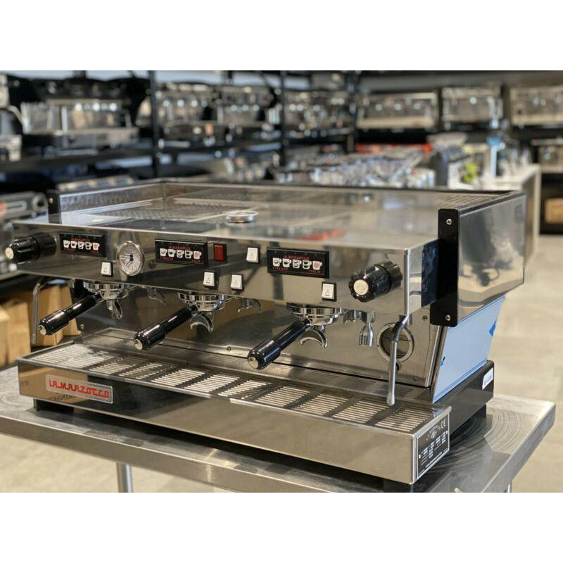 As New Ex Demo 3 Group Linea AV High Cup Commercial Coffee Machine