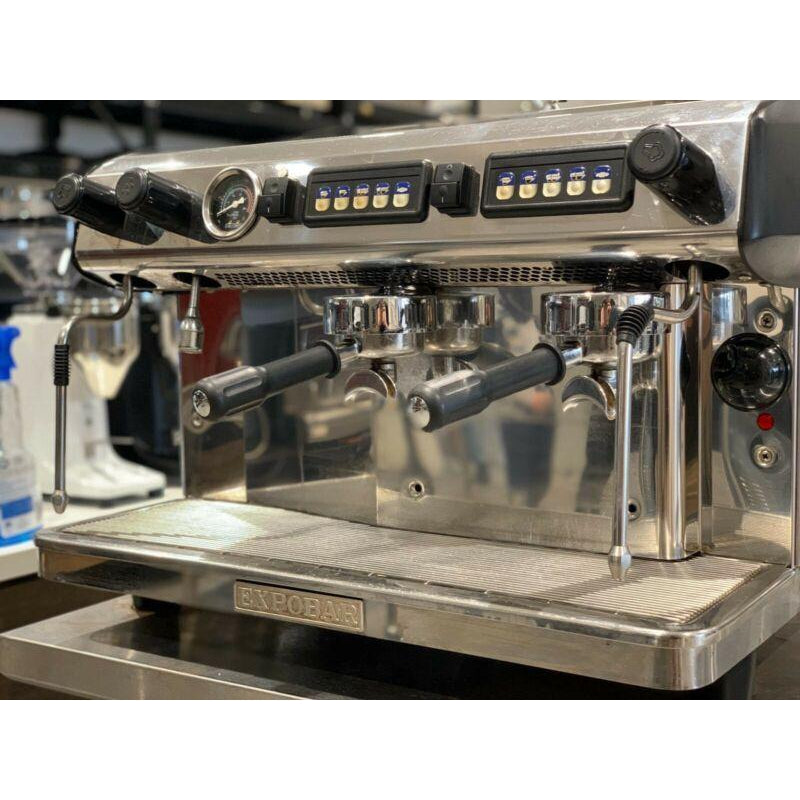 Pre Owned 2 Group High Cup Expobar Megacrem Coffee Machine Full Size