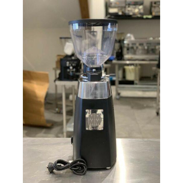 Commercial Mazzer Kony Electronic In Black Coffee Bean Espresso Grinder