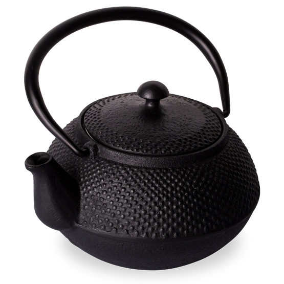 Cast Iron Black Tea Pot
