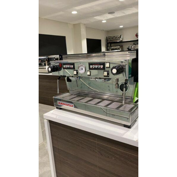 Pre Owned 2 Group High Cup La Marzocco Linea Commercial Coffee Machine green