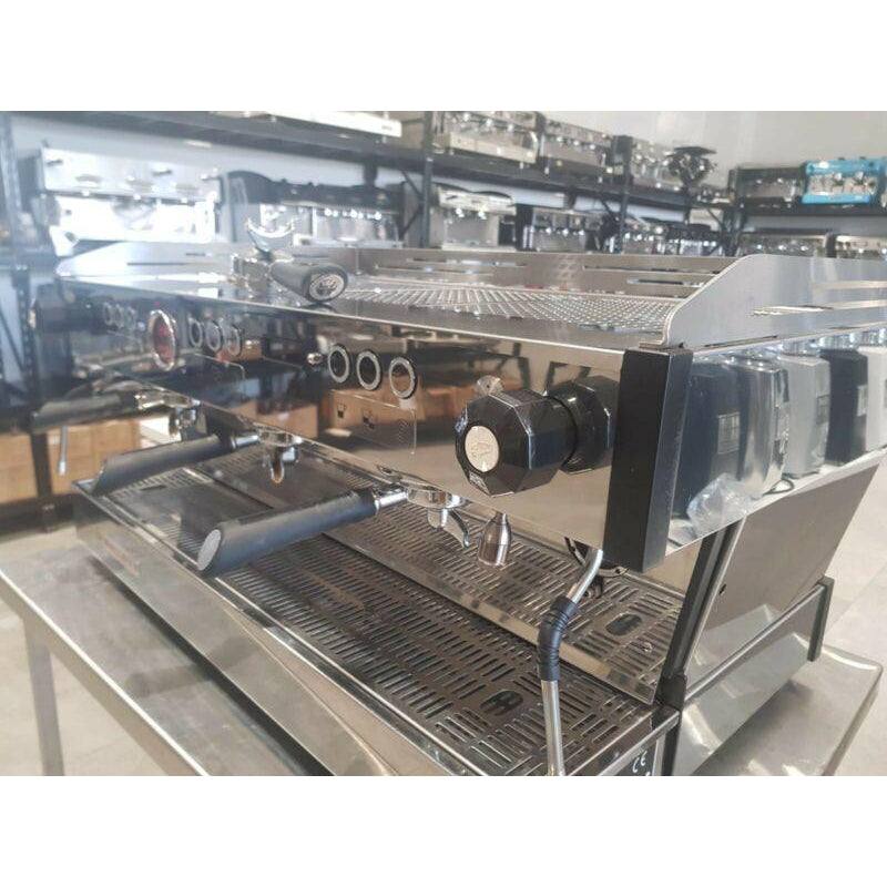 As New 3 Group La Marzocco PB Commercial Coffee Machine Chrome