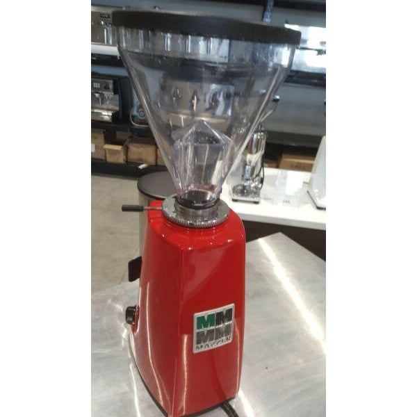 Custom Red Mazzer Super Jolly Automatic Grinder