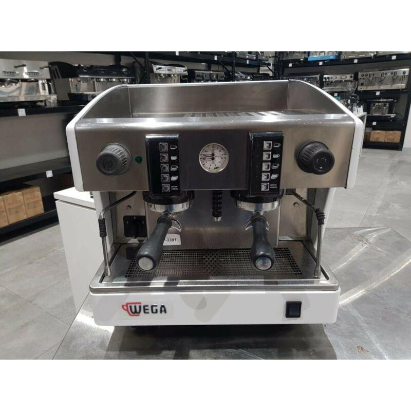 Cheap Used 10 Amp 2 Group Compact Wega Commercial Coffee Machine