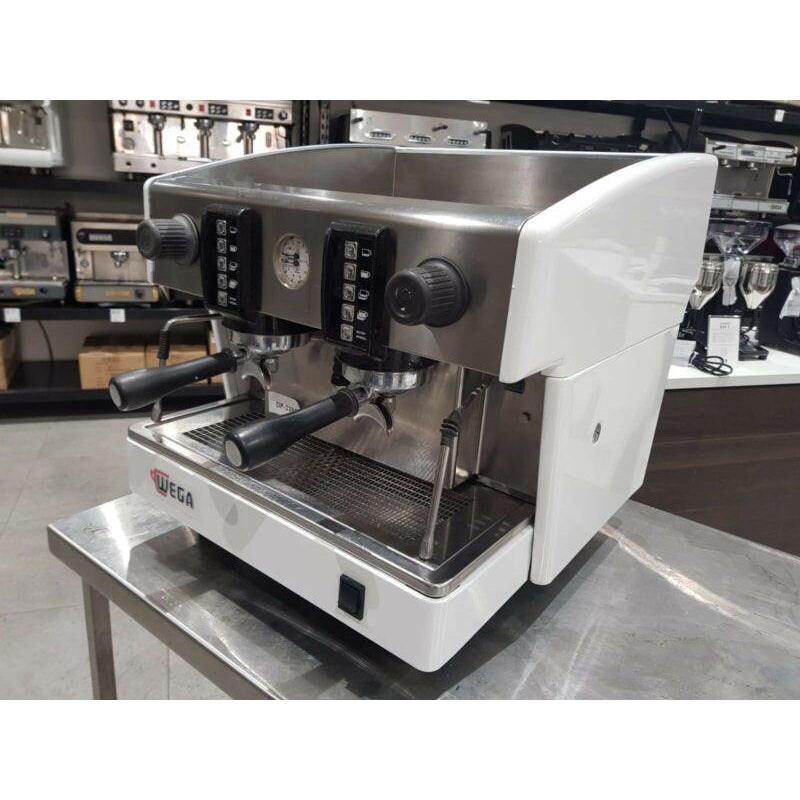 Cheap Used 10 Amp 2 Group Compact Wega Commercial Coffee Machine