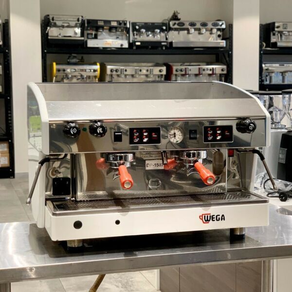 Immaculate Wega 2 Group Atlas Commercial Coffee Machine