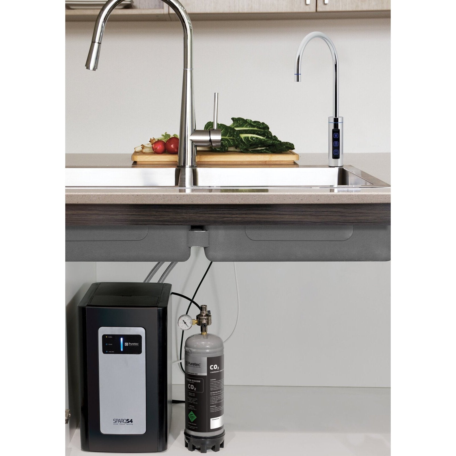 PURETEC Filtered Sparkling, Chilled & Ambient Water on tap  SPARQ-S4