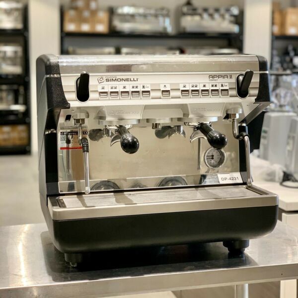 Pre Owned 2 Group 10 amp High Cup Nuova Simoneli Commercial Coffee Machine
