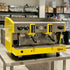 Immaculate Yellow 2 Group Wega Atlas Commercial Coffee Machine