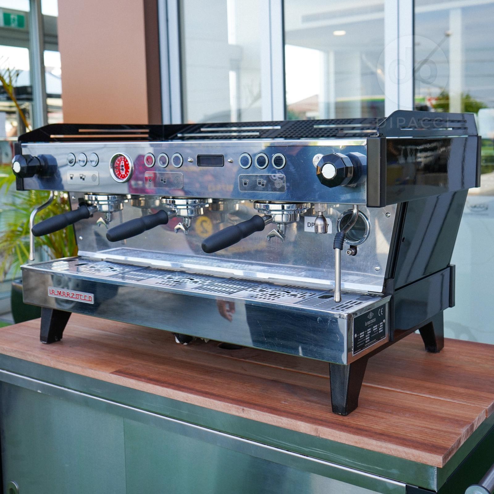 La Marzocco As New La Marzocco 3 Group PBR ABR Jet Black Late Model Commercial Coffee Machine