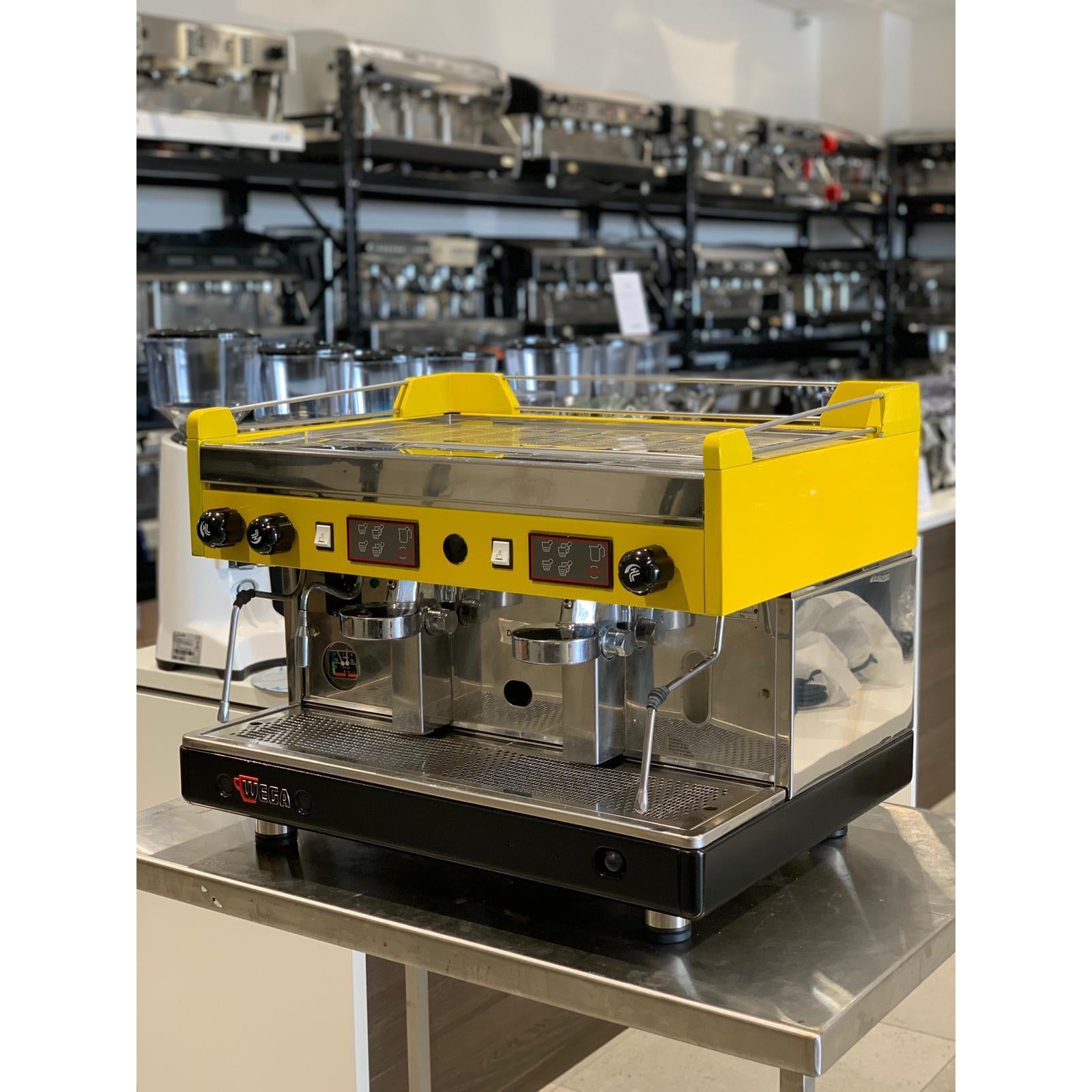 Wega Used Custom 2 Group Wega Nova Commercial Coffee Machine