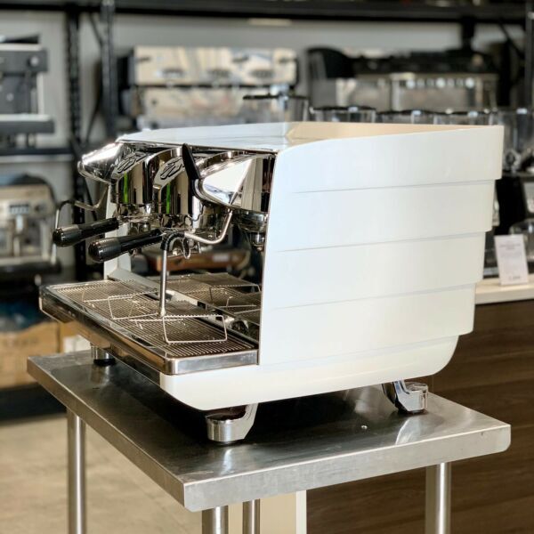 As New Victoria Arduino 2 Group White Eagle Commercial Coffee Machine