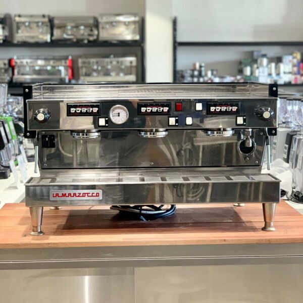 Immaculate Pre Owned 3 Group La Marzocco Linea High Cup Coffee Machine