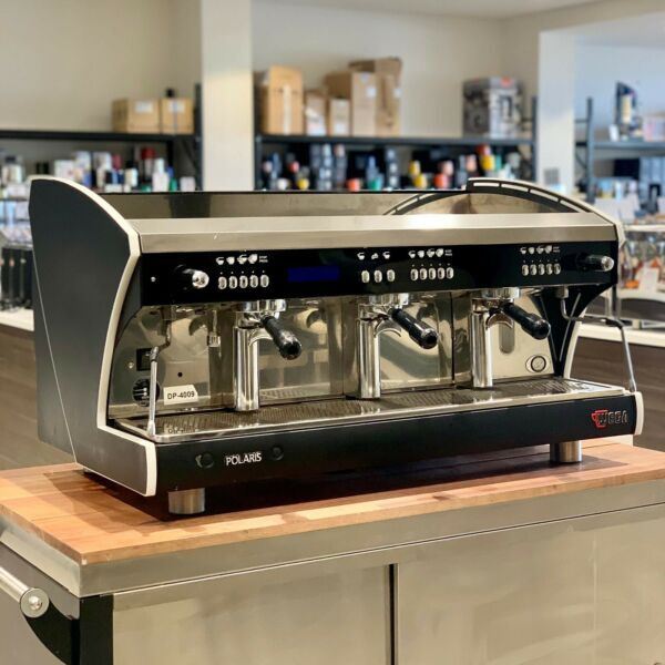 Immaculate 3 Group Wega Polaris Tron Commercial Coffee Machine