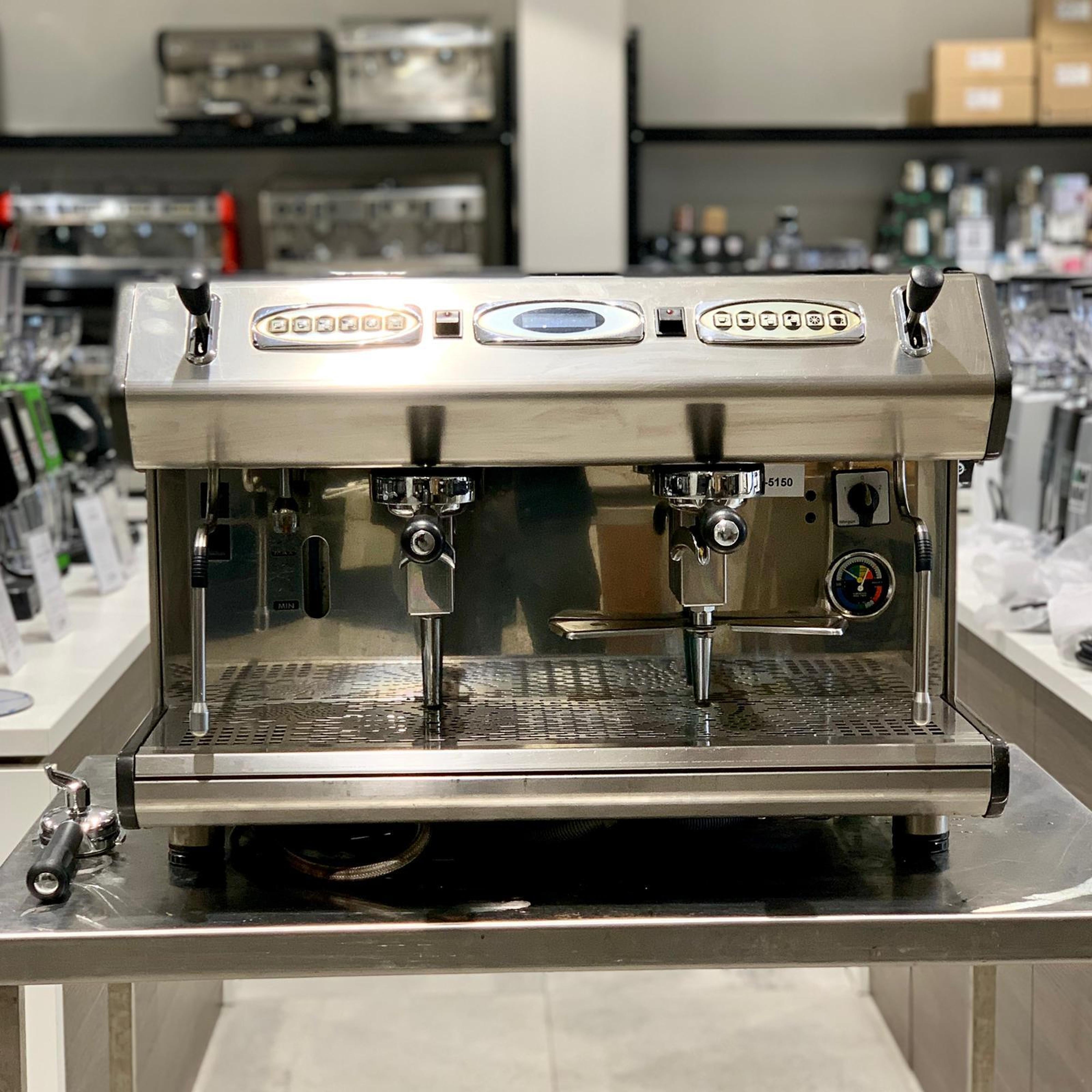 Excellent Condition 2 Group High Cup Italian Commercial Coffee Machine