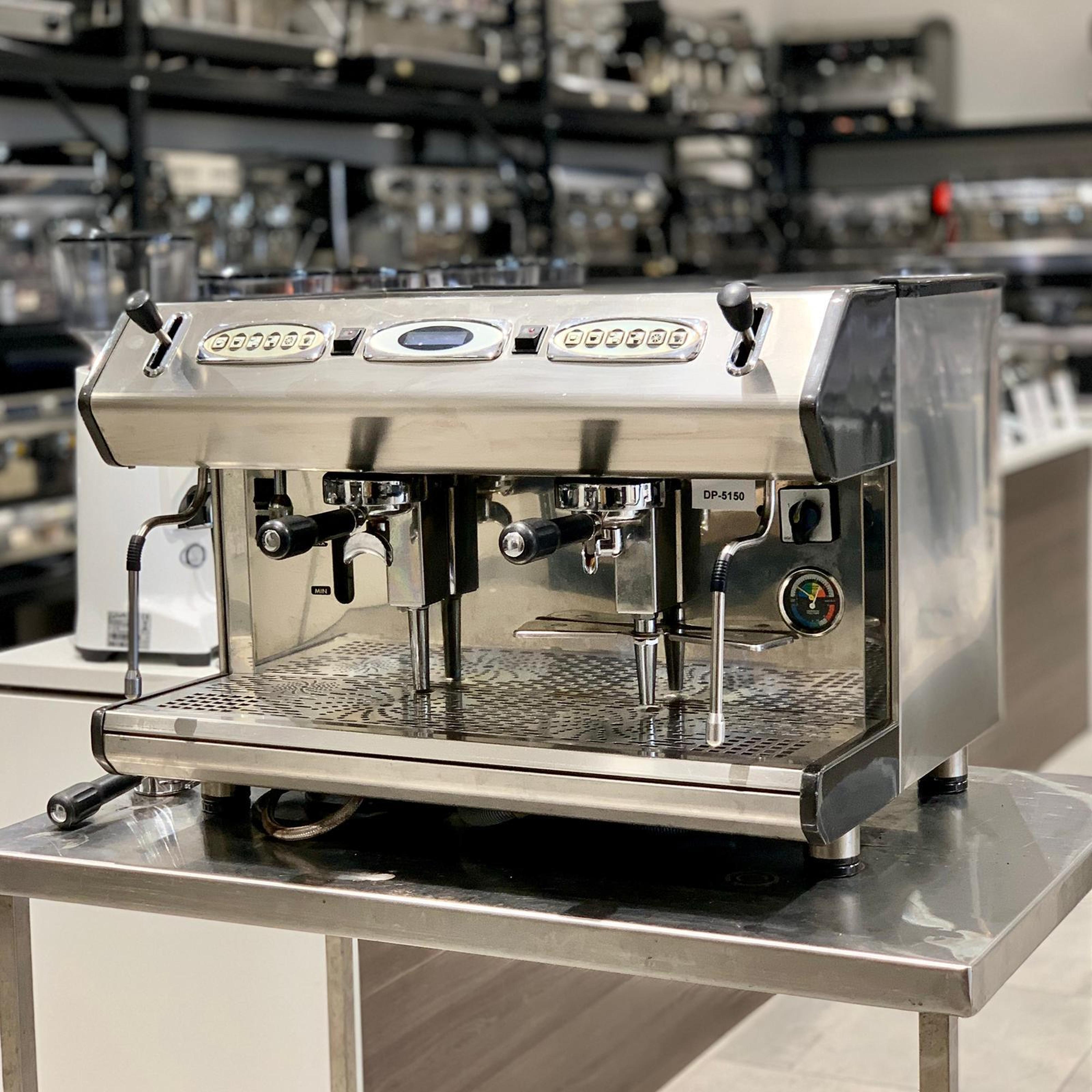 Excellent Condition 2 Group High Cup Italian Commercial Coffee Machine