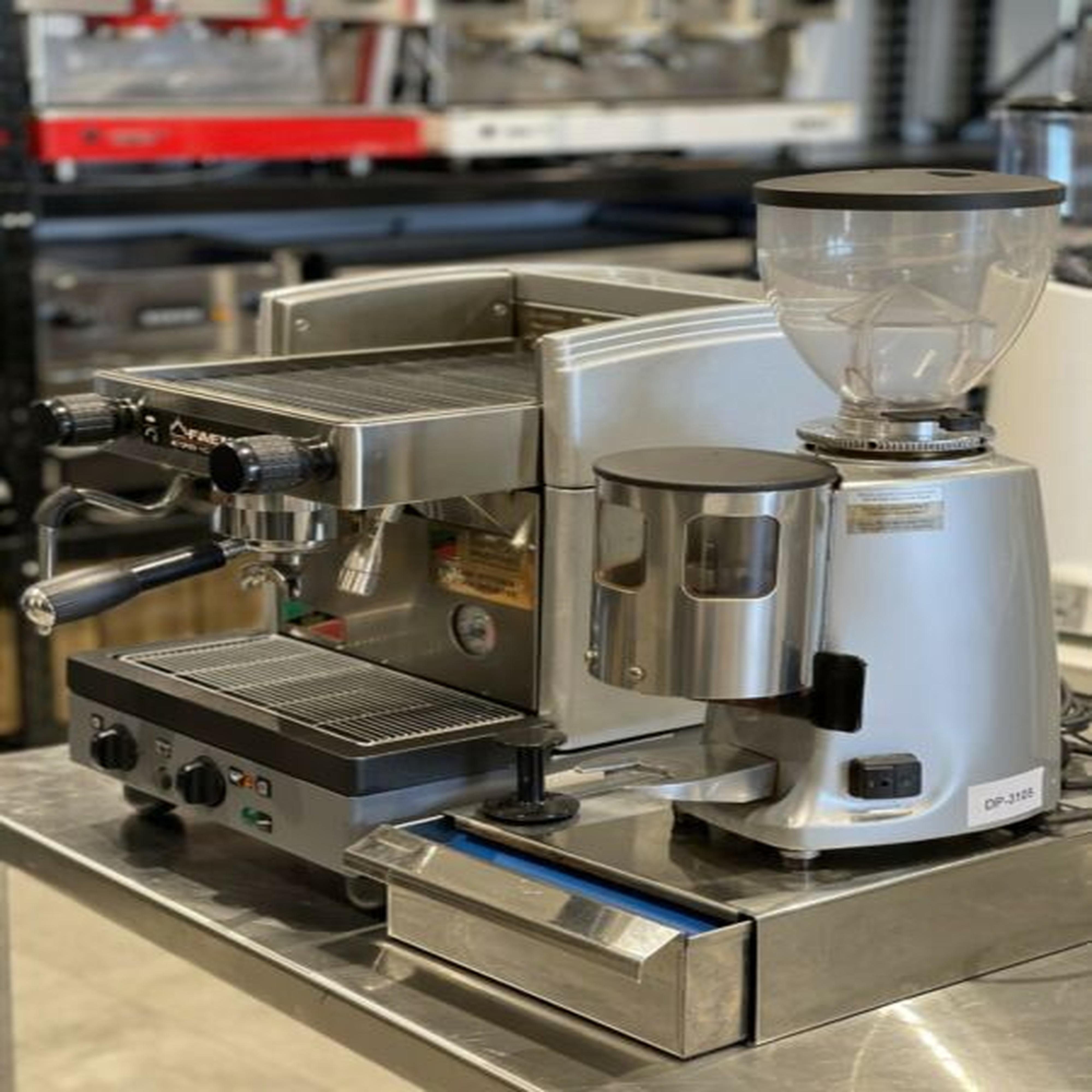 Faema Semi Commercial Coffee Machine & Mazzer Grinder Package
