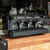 Immaculate Custom Black 3 Group Rocket Rea Commercial Coffee Machine