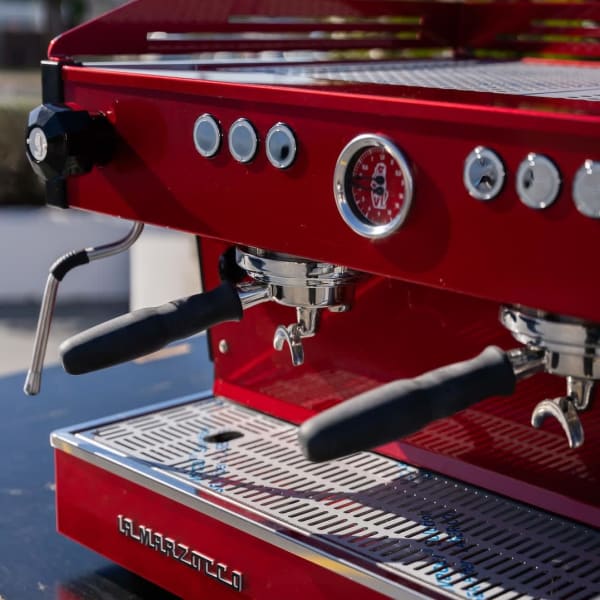 Brand New Candy Apple Red La Marzocco PB Commercial Coffee Machine