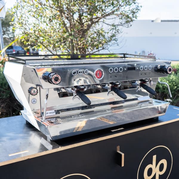 Brand New Display Custom La Marzocco KB90 In White Coffee Machine