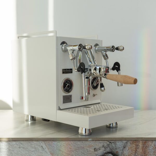 Brand New Bellezza Inizio R Custom White Specht Handle Coffee Machine