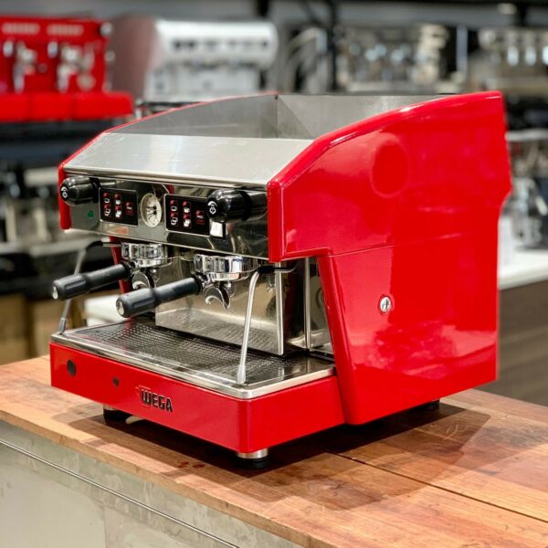 Immaculate 10 amp 2 Group Compact Wega Atlas Commercial Coffee Machine