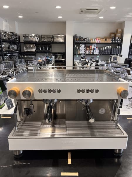 Immaculate 2 Group Ascaso Barista White Commercial Coffee Machine