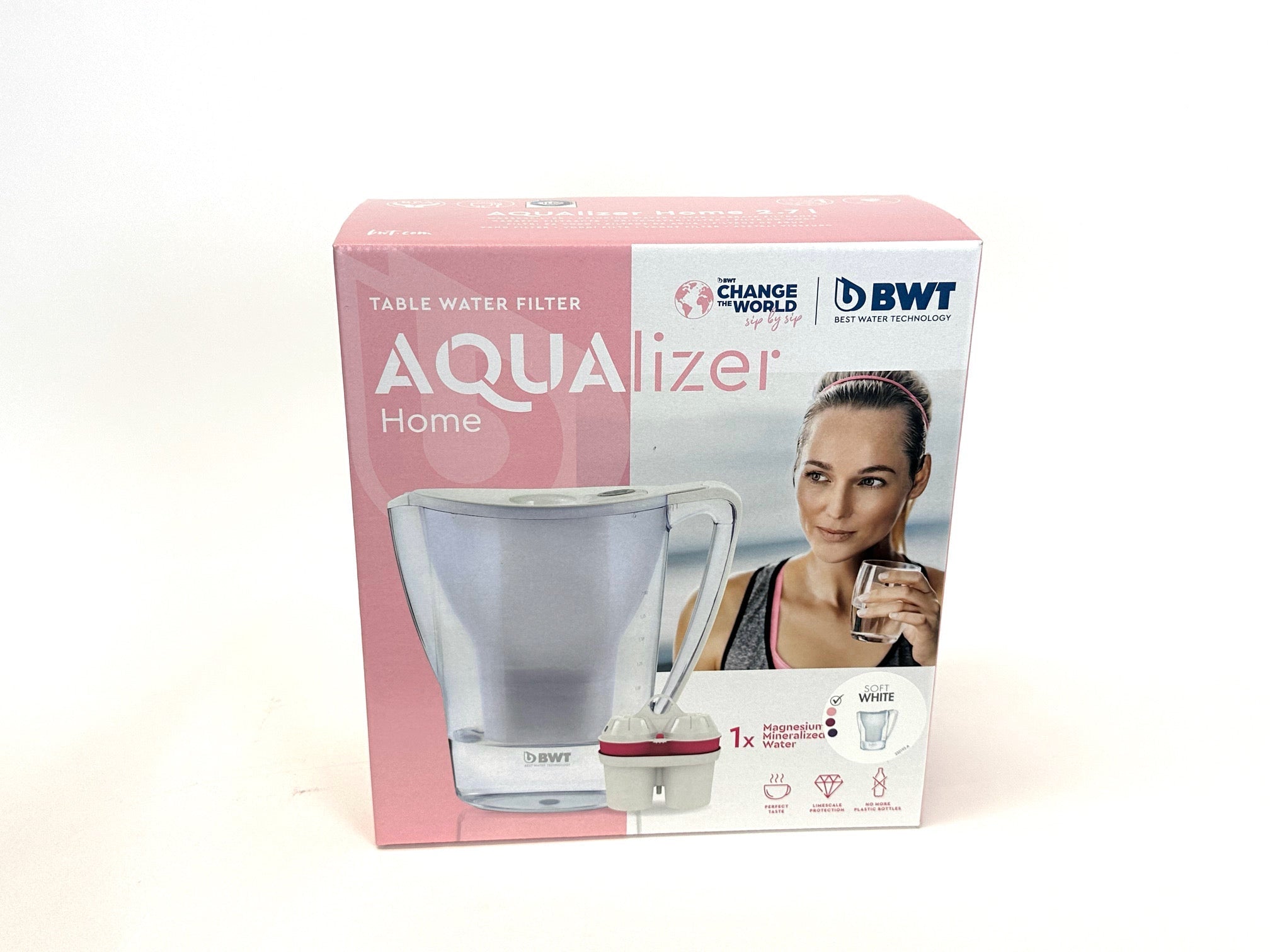BWT FILTER WATER JUG 2.7 LITRE with 1 Free Filter Cartridges